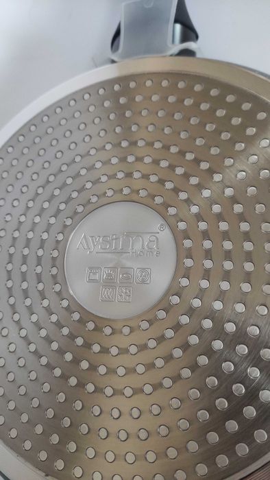 Нов комплект от 3 тигана с мраморно покритие+индукция