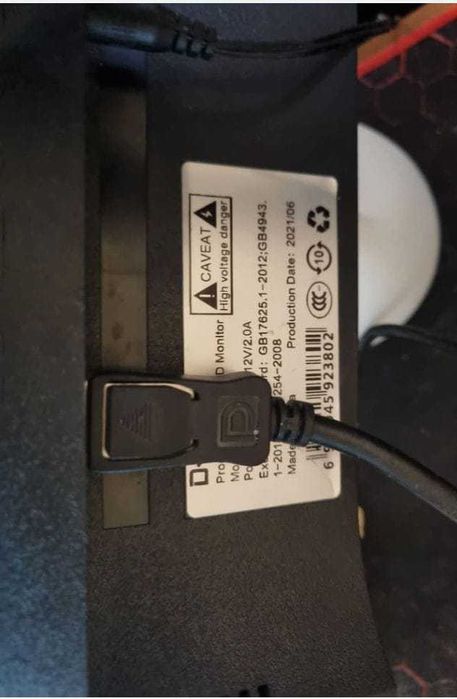 Monitor 27 inch full hd 165hz (gaming)