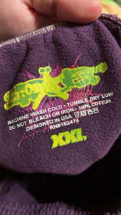 Sp5der “Grape Purple” Sweatpants