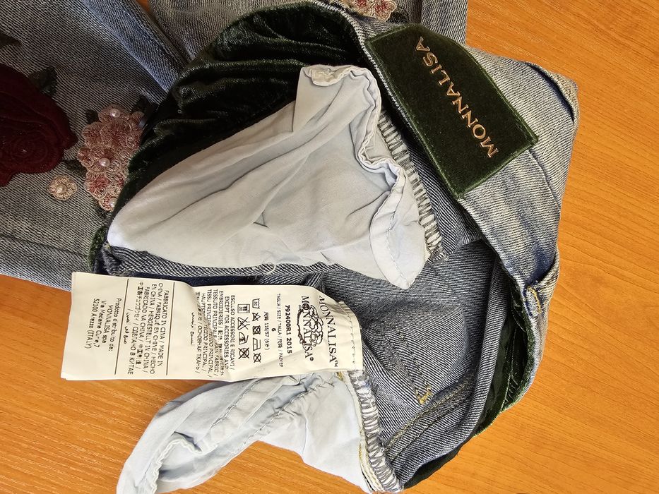 Дънки момиче Monnalisa 5-6 год. два модела