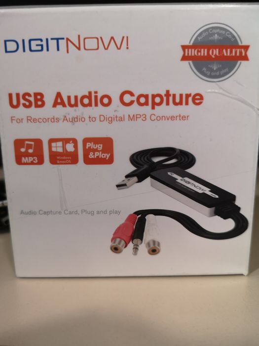 Ново DigitNow USB Audio Capture-Records Audio to Digital MP3 Converter