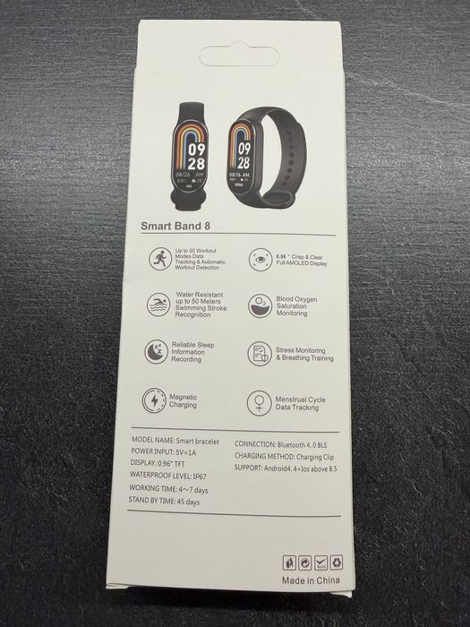 Xiaomi Smart Band 8 Impermeabil Negru