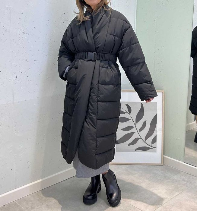 Пальто зимнее стеганное