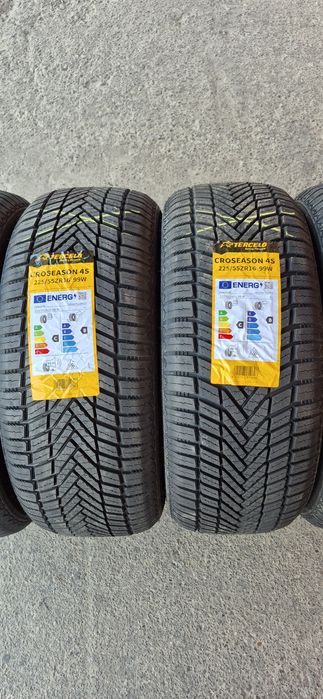 4 anvelope M+S noi Tercelo 225/55/16,dot 2025.Pretul este pe bucata.