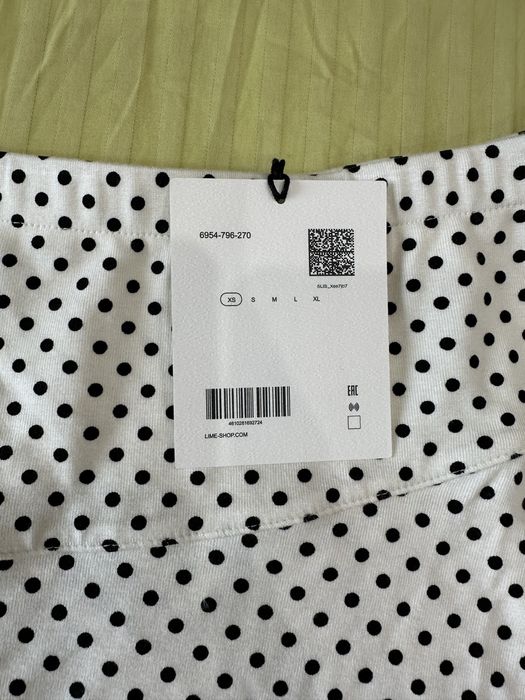 Юбка в горошек Lime новая