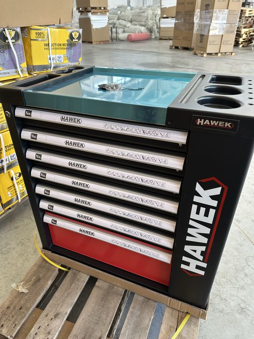 Шкаф-количка с инстументи 261 части HAWEK