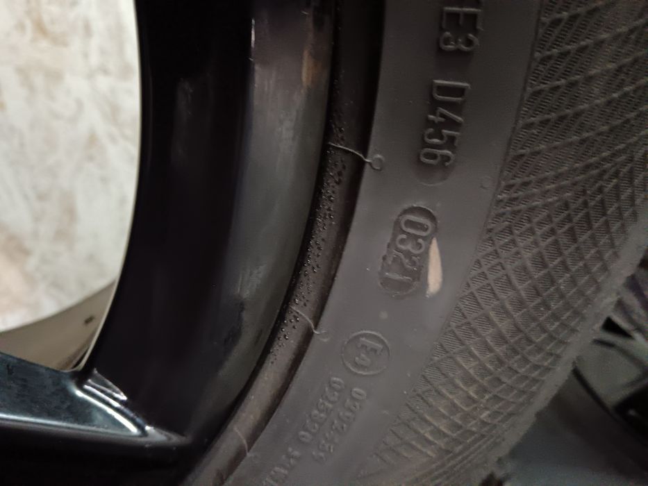 Set jante aliaj prindere 5x112 et 38 cu anvelope iarna 215/65/17 audi vw skoda Seat