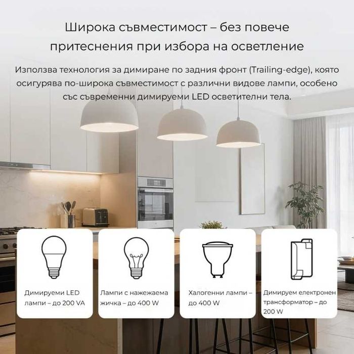 SONOFF MINI DIM Extreme – Смарт Wi-Fi димер модул с Matter