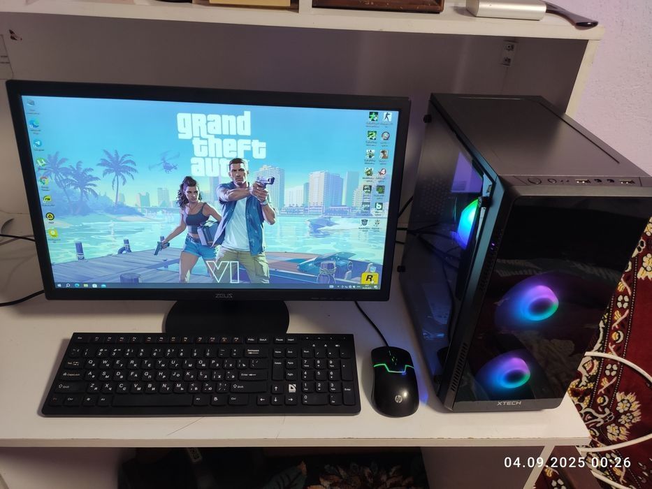 Срочно продам игровой компьютер полный комплект, в идеальном состоянии