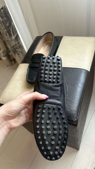 Balerini Musette din piele naturala