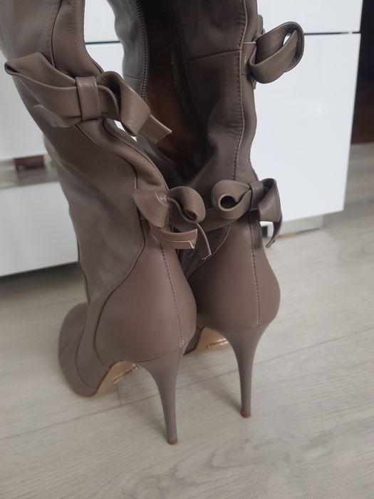 Ботфорты натуральная кожа