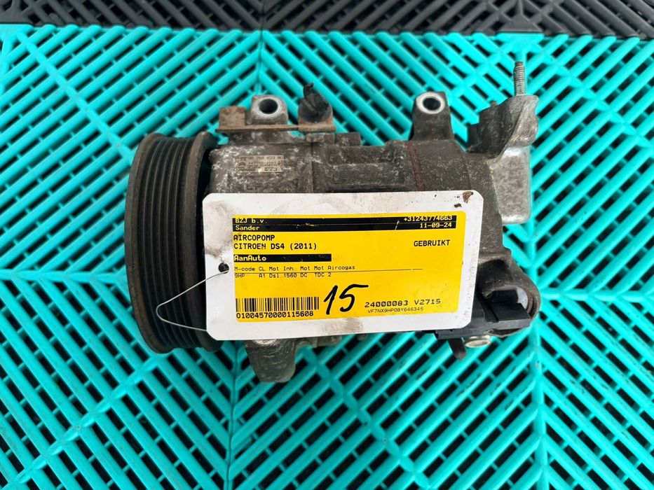 Compresor AC aer conditionat original Peugeot 3008 308 5008 Partener RCZ 1.4 1.6 9676862380