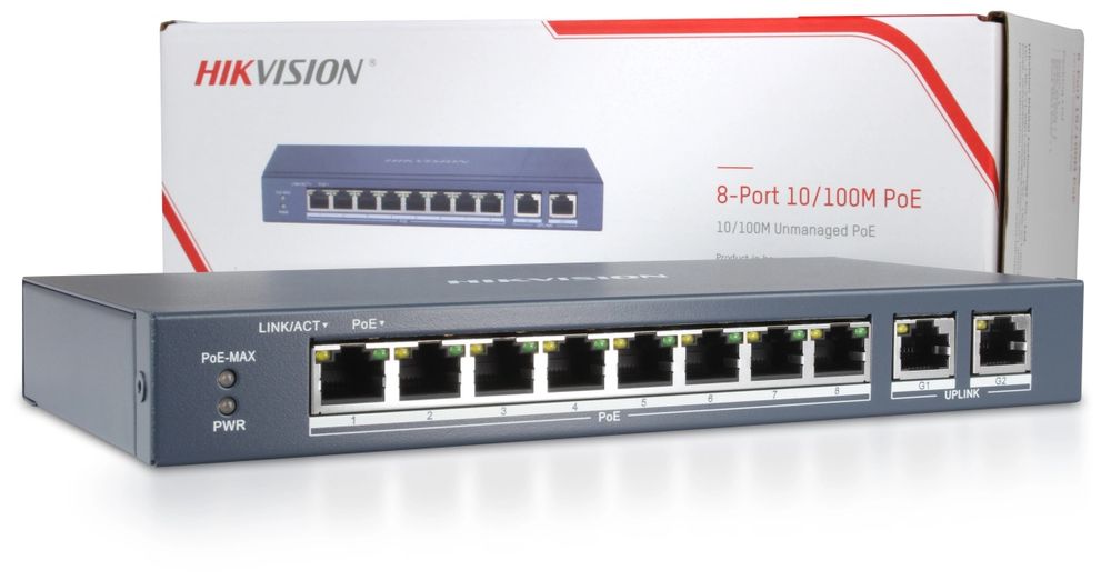 Продаётся Новый PoE-коммутатор Hikvision DS-3E1310P-EI.