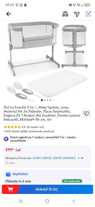 Patuț copii, co-sleeper