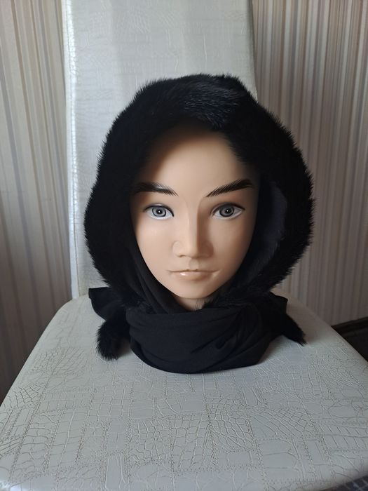 Норковый платок шаль