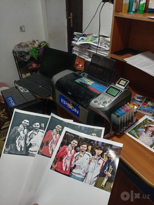 Epson 320 juda tezkor 6 ta rangli printer zaprafka tola ishga tayyor