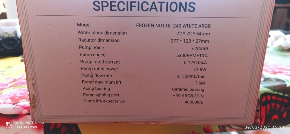 Thermalright frozen notte 240