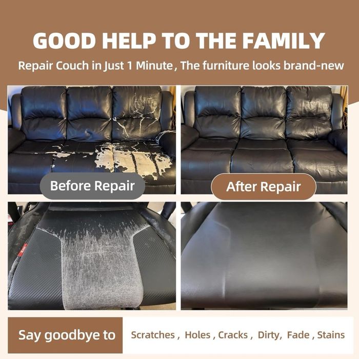 Самоклеящаяся кожанная нашивка для кожанной обивки диванов и мебели