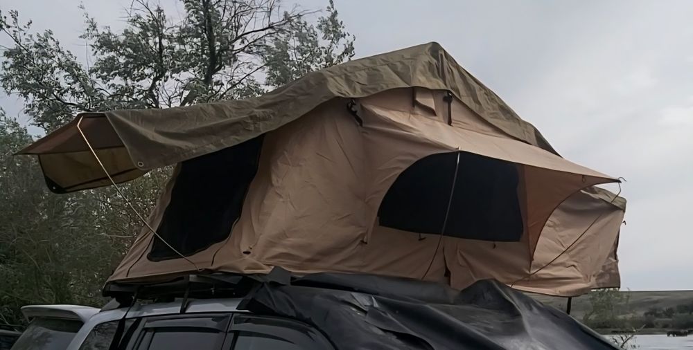 палатка на крышу авто