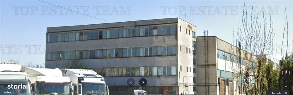 Cladire de vanzare 4346 mp si teren 2912 mp Militari