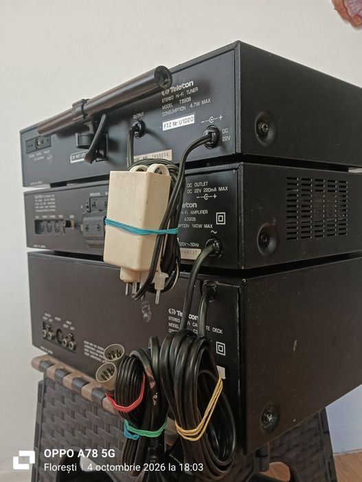 Linie Teleton   ,amplif ,tuner ,dek sh doar cu aplif sau EQ  JVC