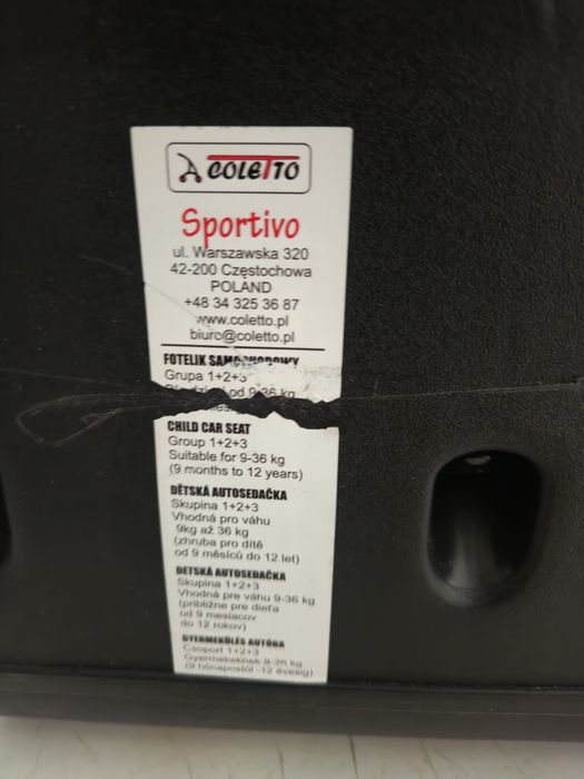 Scaun auto Coletto Sportivo