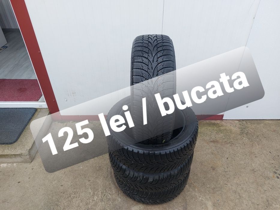 125 lei bucata! Set anvelope M+S/Iarna 195 50 16 Nokian! 6 mm