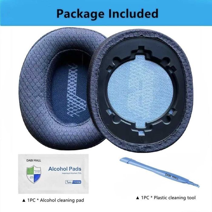 Set 2 bureti pentru casti JBL Live 500BT, Over-Ear - Spuma cu memorie - Plasa