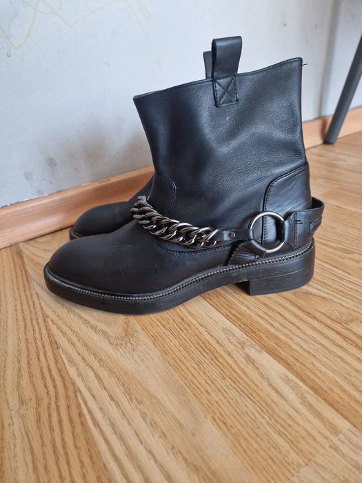 Боти Zara естествена кожа