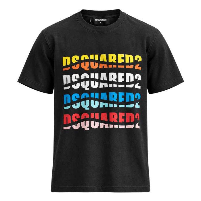 Мъжки Тениски - Dsquared2 - Черен/Бял/Зелен/Син/ Червен Цвят