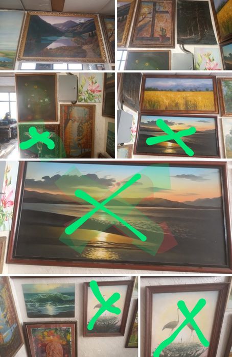 Картины продам,  х. м.