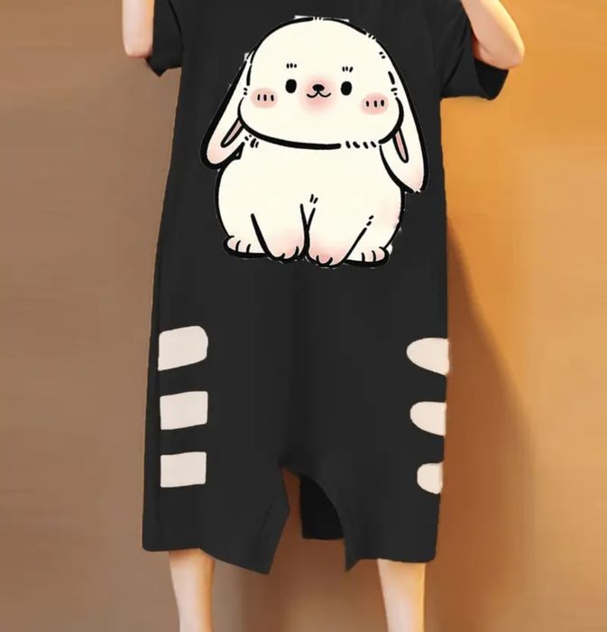 Пижама изцяло с копчета отдолу