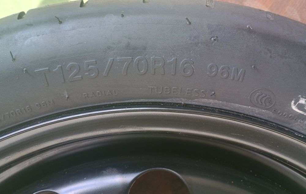 Roata de rezerva Slim R 16 Golf 7 ,8 Vw Seat Audi Skoda