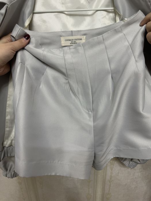 Костюм шорты и бомбер