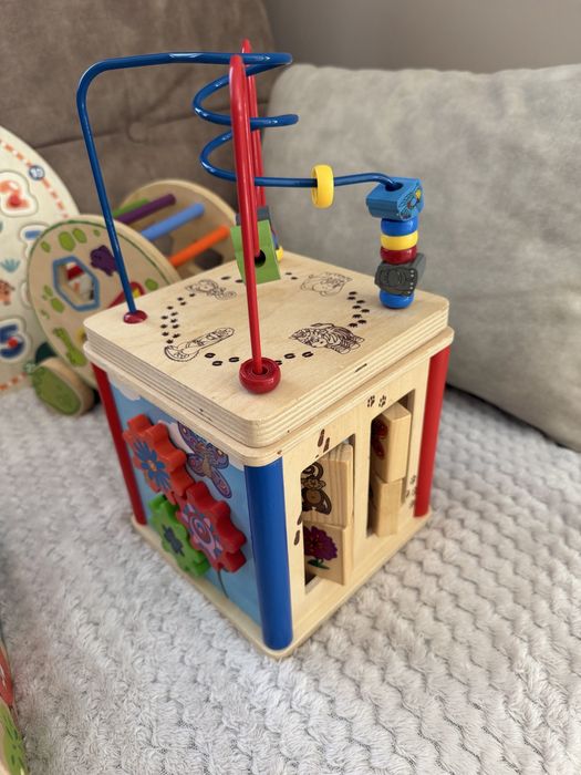 Лот дървени играчки