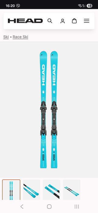 Worldcup Rebels e-Speed Pro Ski размер 170 см