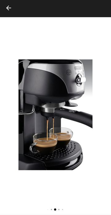 Espressor manual De'Longhi EC221.B 15 bari  1 l Dispozitiv spumare Sistem cappuccino Negru gri