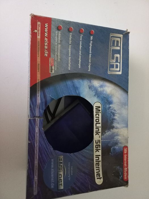 Modem vintge retro  Elsa microlink 56k