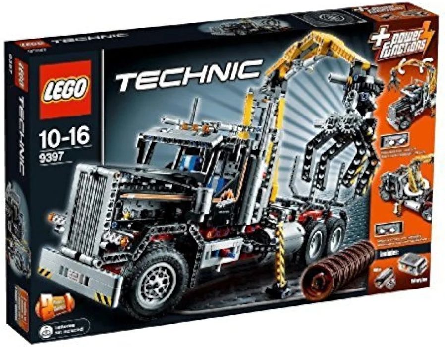 LEGO 9397 Technic Logging Truck , Lego Technic , Lego Камион за дърва
