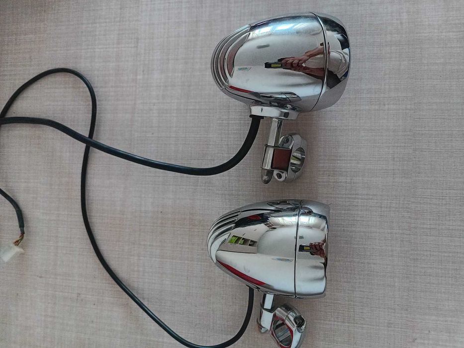 Sistem audio moto/atv,2 radio,2 boxe cromate,sistem prindere ghidon