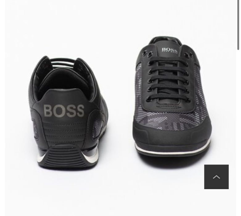 Мъжки обувки BOSS с десен на тях