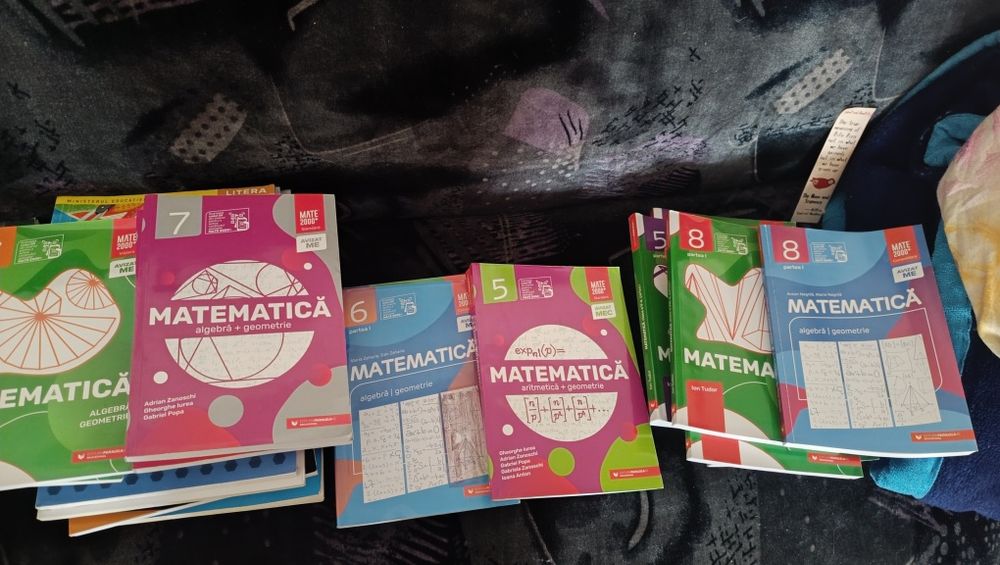 Vând manuale cărți culegere matematica gimnaziu teste evaluare