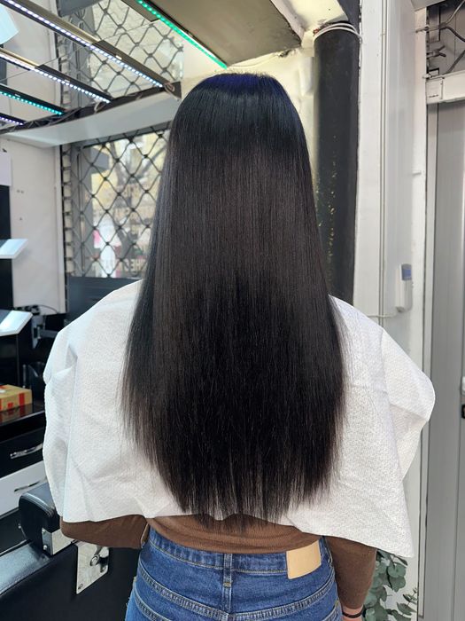 Продавам треса за коса – тъмно кестенява, запазена