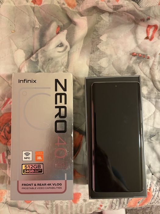 Telefon Infinix Zero 5 g 40 12 Gb Ram , 512 Gb  Titanium