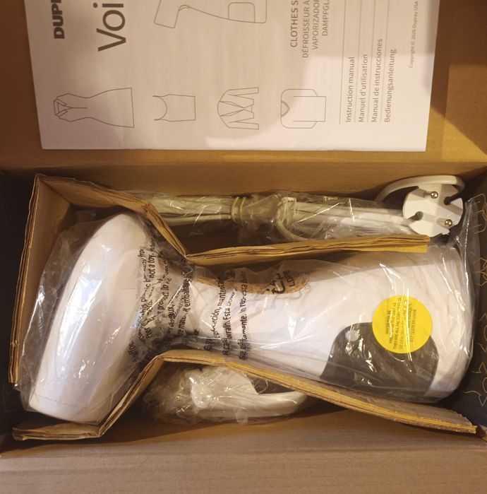 Dupray Voila 3-в-1 преносим уред за гладене с пара 1200W