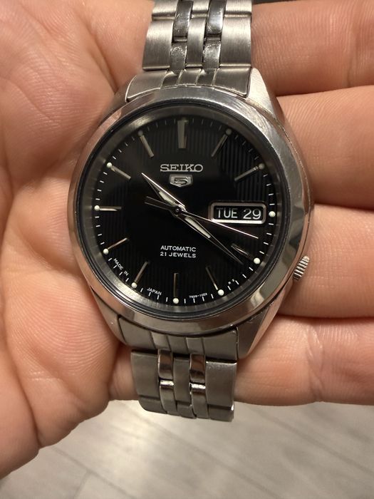 Seiko 5 Automatic SNKL23K1 negru