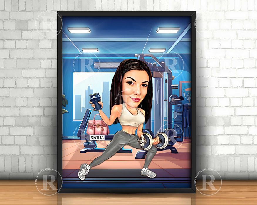 Карикатура за спортист