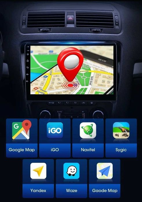 Skoda Octavia 2007/2013 10” 2-DIN Android 14, 4/64GB, 1280x720, CP AA