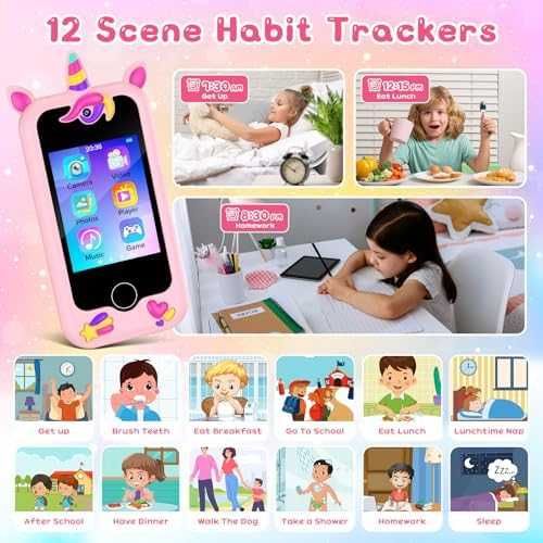 Нова играчка Смарт телефон за деца 3-8 г. с игри, MP3 и двойна камера