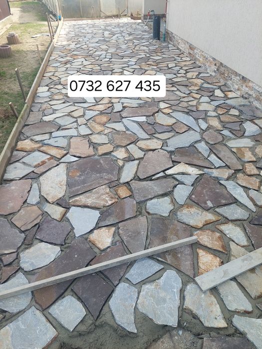 Piatra naturala de Grecia Livram  și Montam